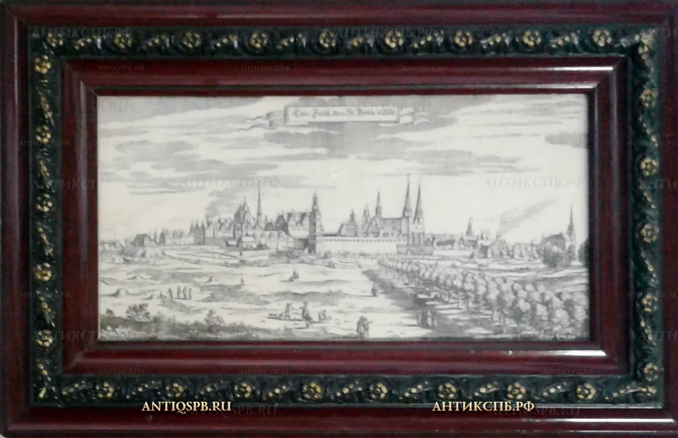 Картина старинная "Берлин". Нач. ХХ века. №20670
